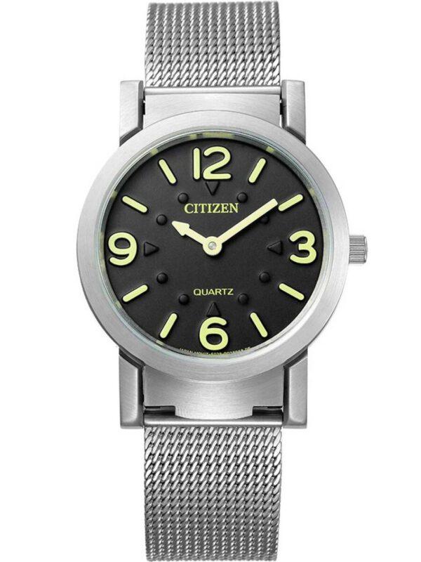 Citizen Blindenuhr Quarz 35 mm AC2200-55E