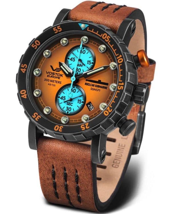 Vostok Europe VK61-571F612 Nuclear Submarine Limited Edition + Dodatkowy Pasek