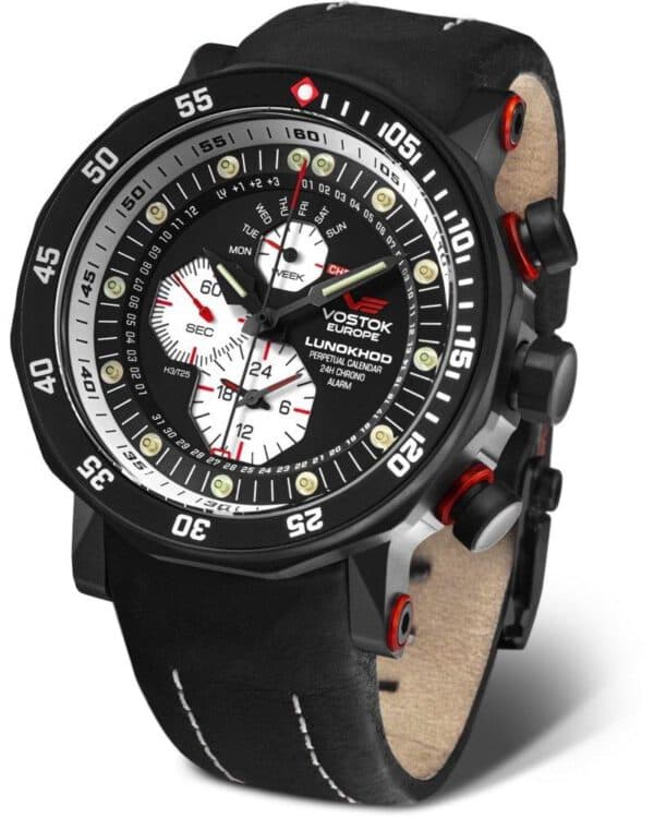 Vostok Europe YM86-620C635 Lunokhod-2 Chrono Limited Edition + Dodatkowy Pasek