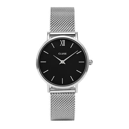 Cluse Minuit Silver Black/silver CW0101203005 (CL30015)