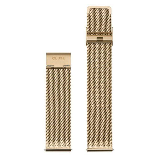 Pasek Cluse- Mesh Gold 20MM