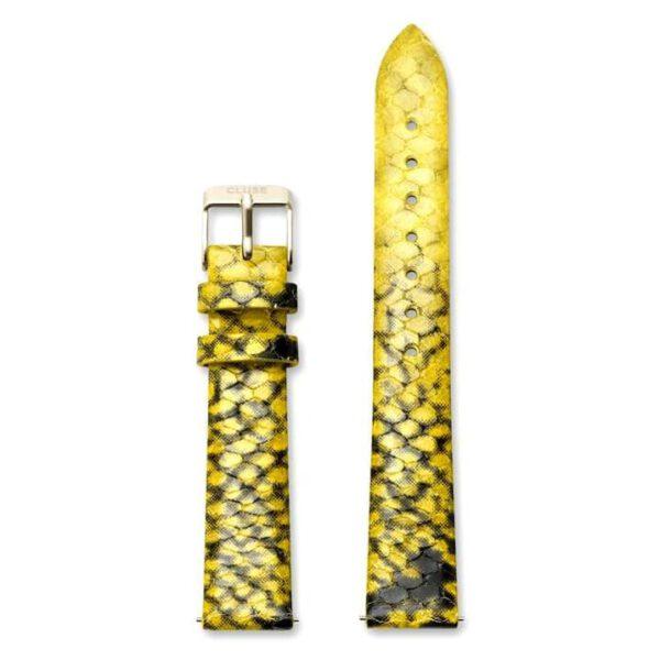Pasek Cluse Minuit 16 Mm Yellow Python/gold CLS385 (CS1408101040)