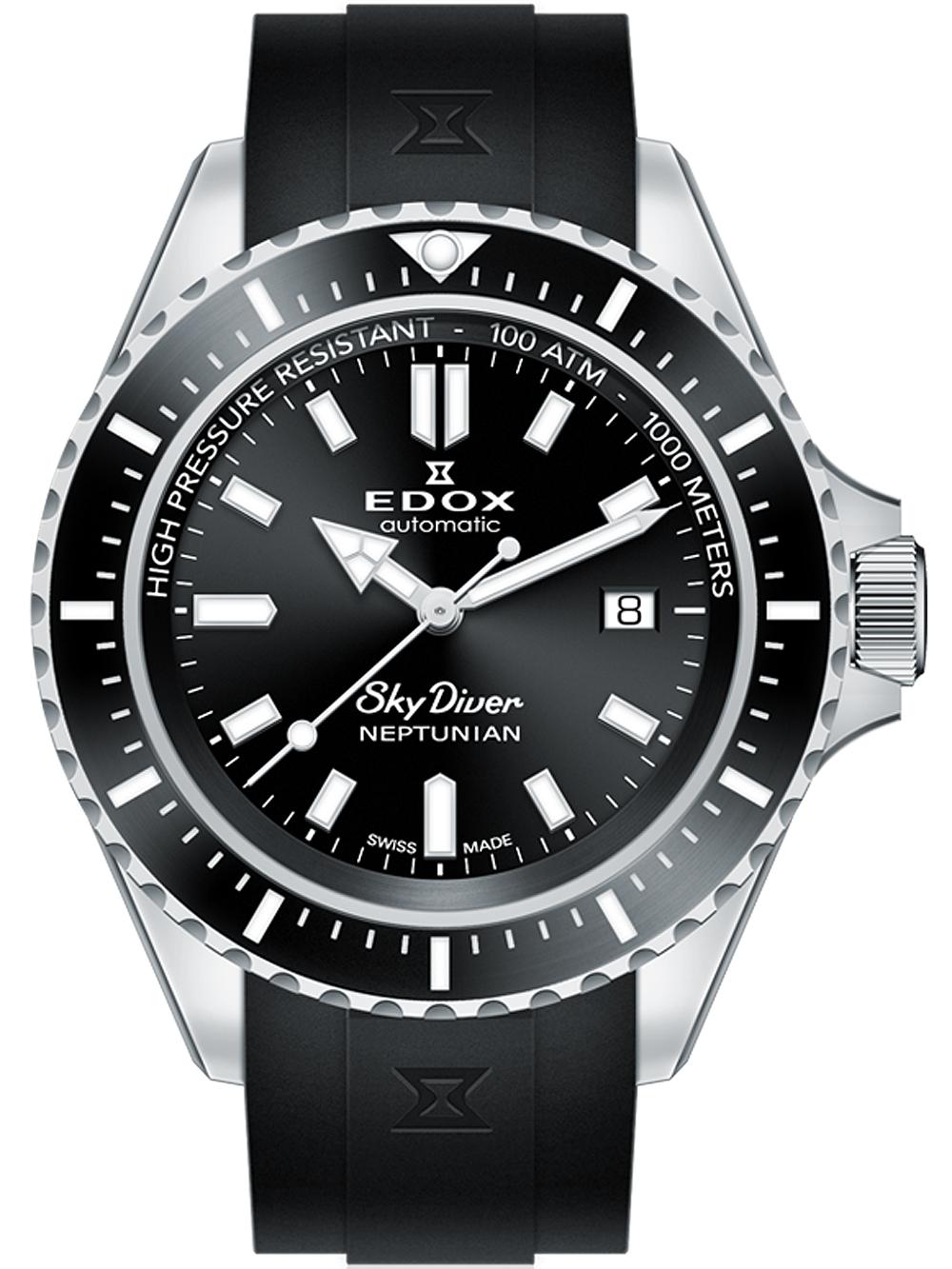 Edox 80120-3NCA-NIN SkyDiver Neptunian Automatic