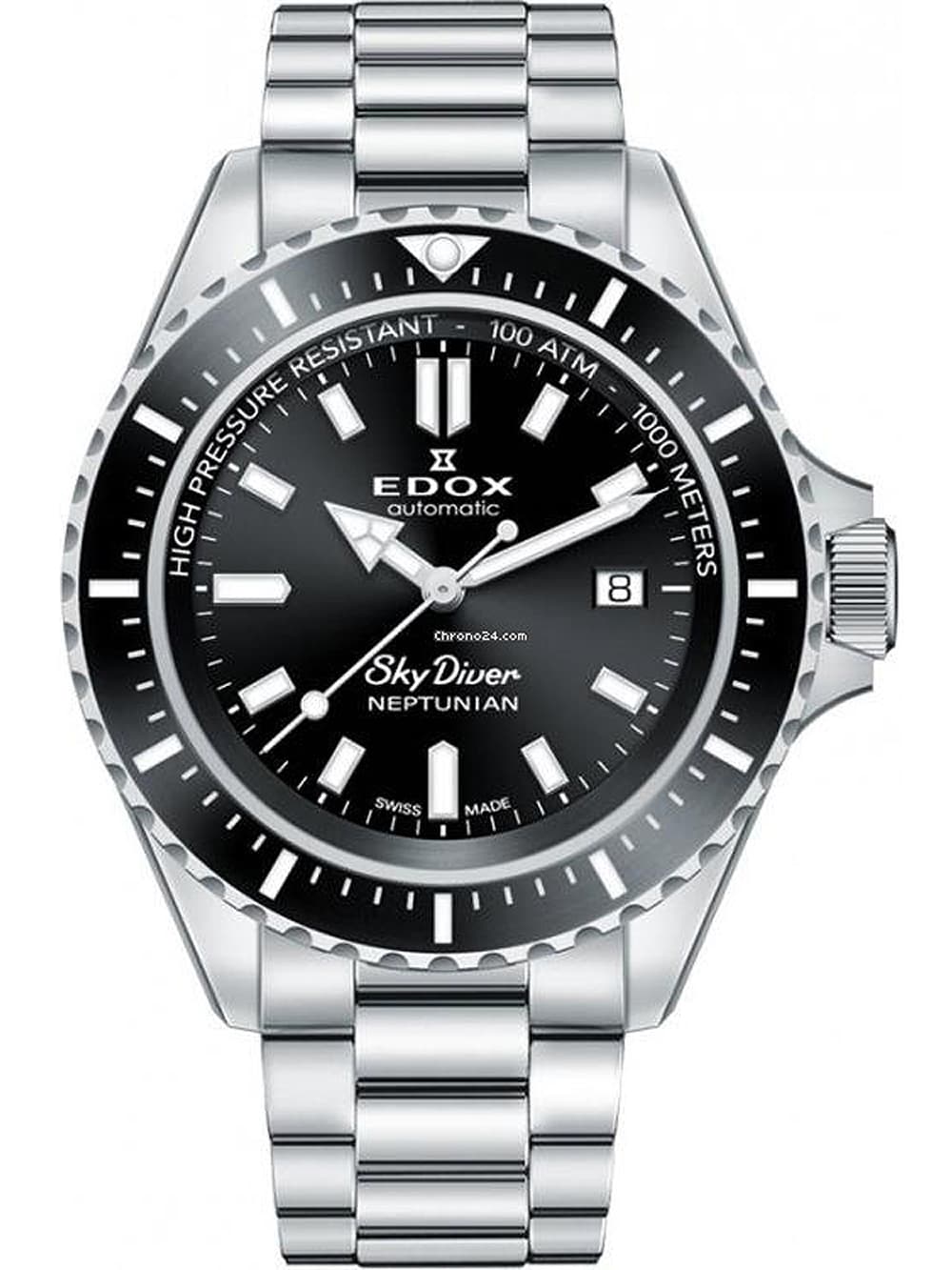 Edox 80120-3NM-NIN SkyDiver Neptunian