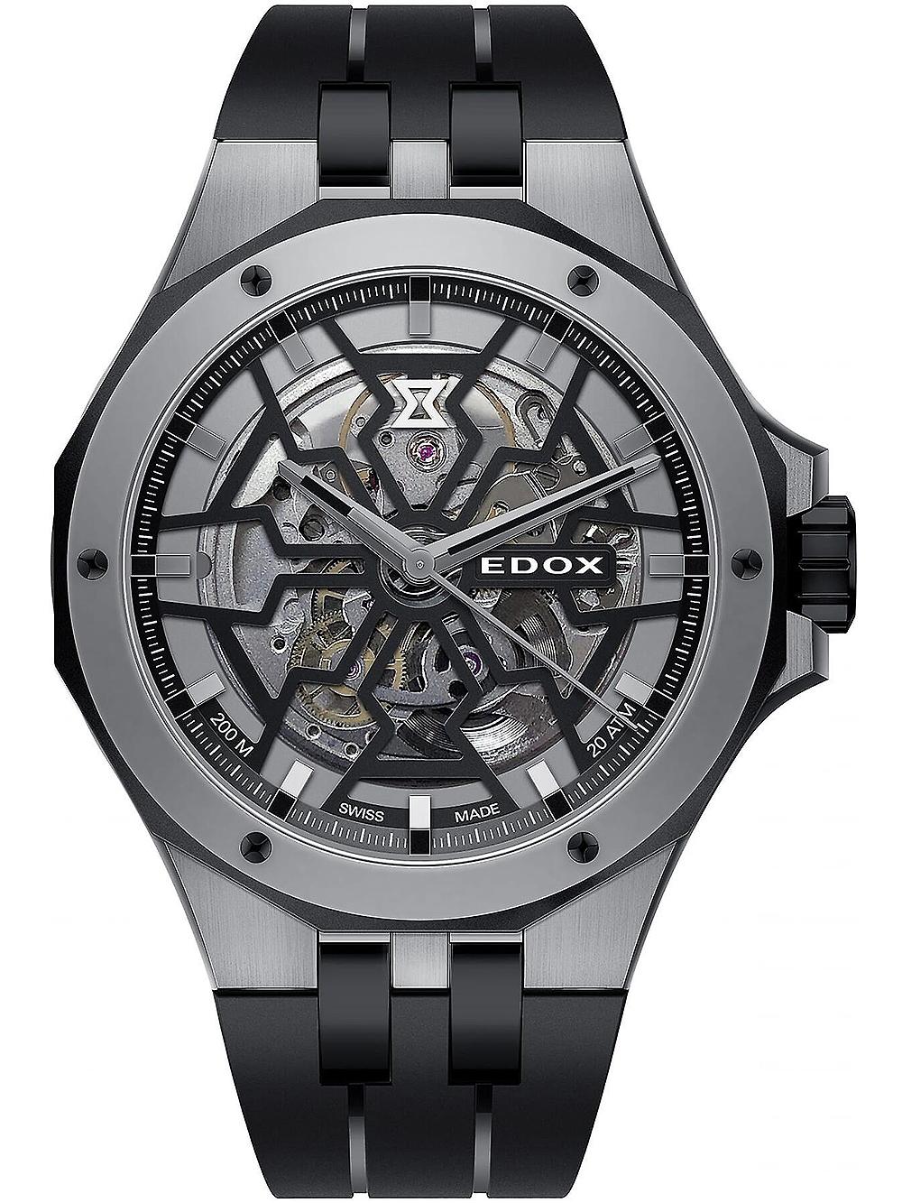 Edox 85303-357GN-NGN Delfin Mecano Automatic Skeleton