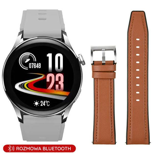 Smartwatch Pacific 35-02 srebrny na pasku