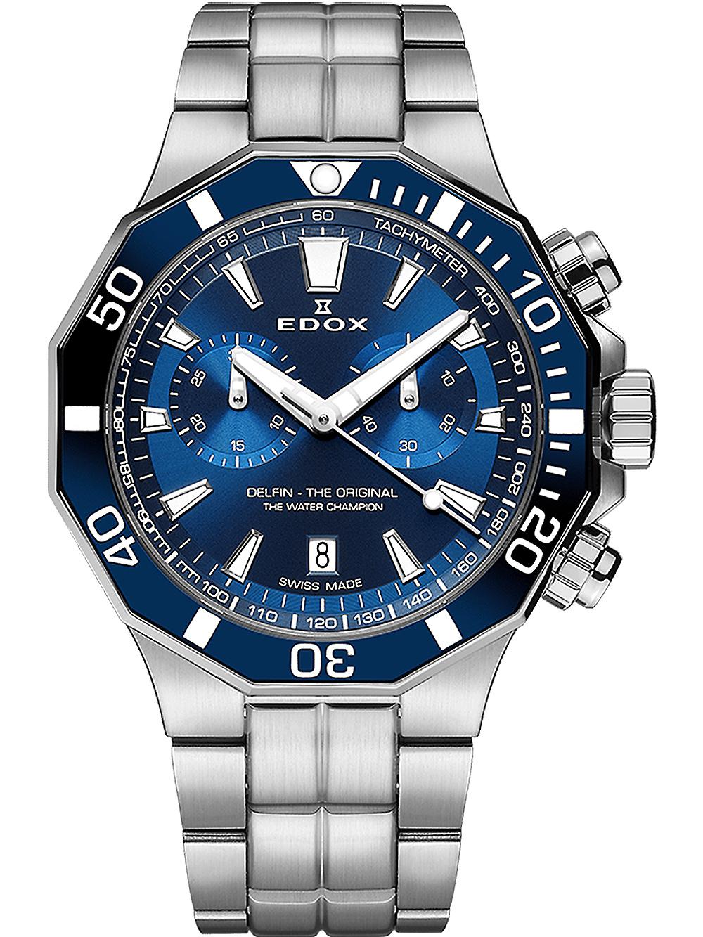 Edox 10112-3BUM-BUIN  Delfin Chronograph