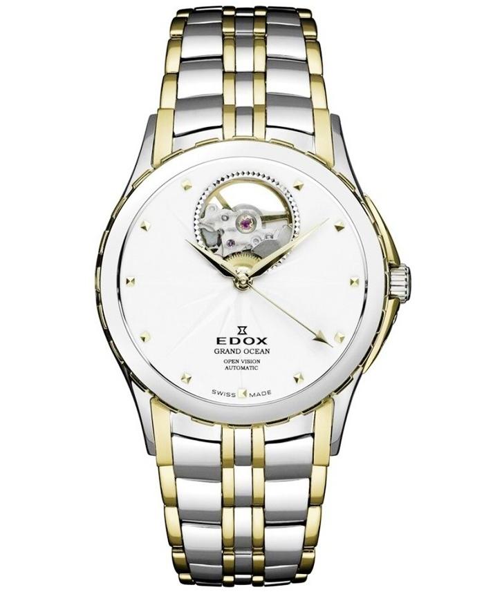 EDOX 85013-357J-AID Grand Ocean Open Heart