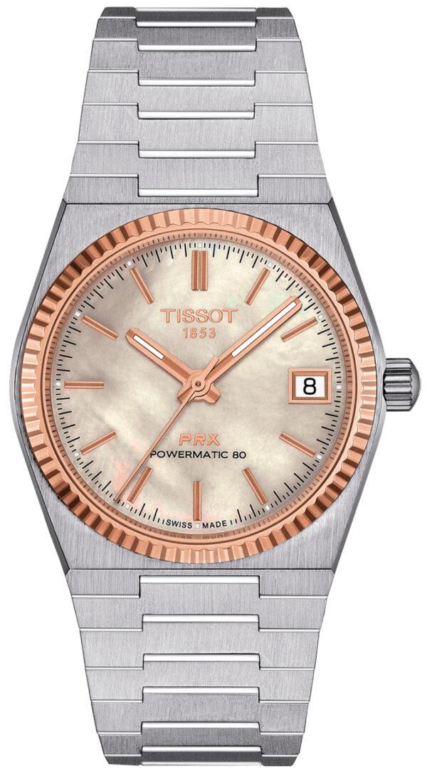 Tissot T931.207.41.111.00 PRX Powermatic 80 18K Gold Bezel
