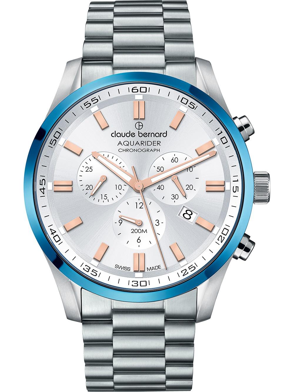 Claude Bernard Aquarider Chronograph 10222-3MBU-AIR