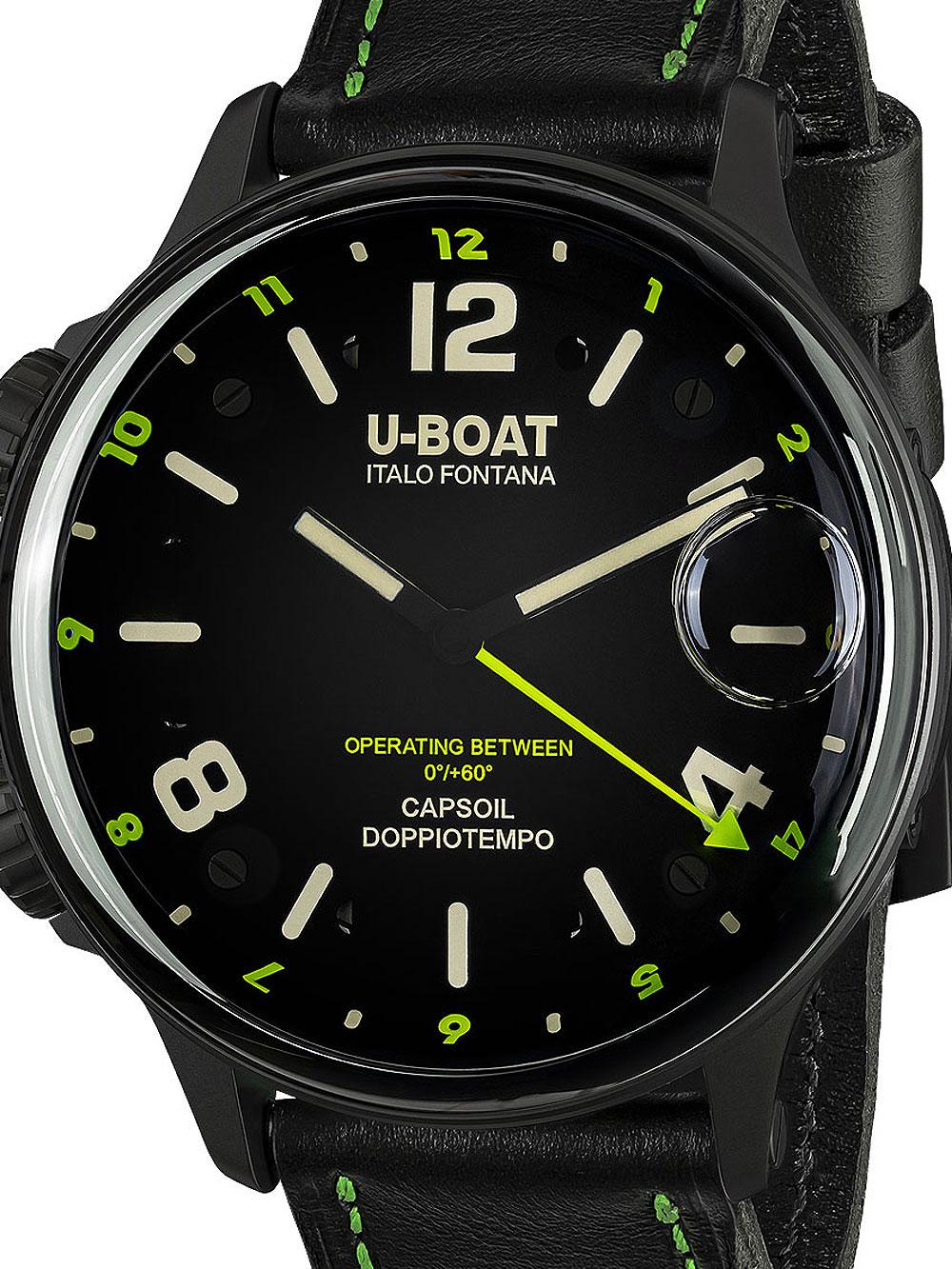 U-Boat Capsoil Doppiotempo DLC GMT 9675