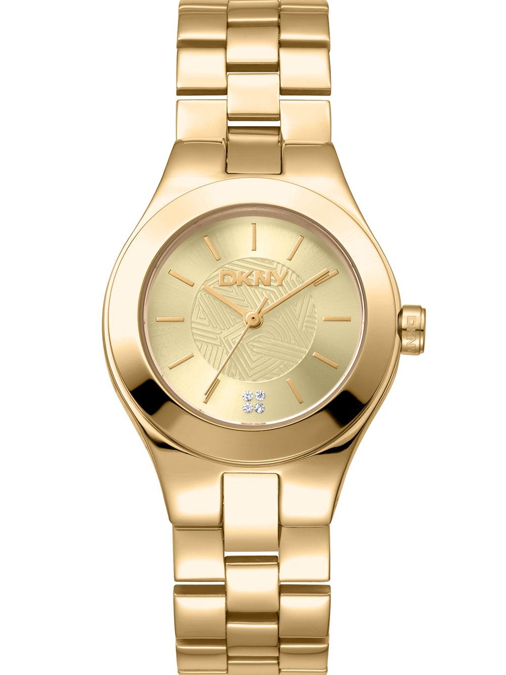 DKNY Parsons Midi Gold DK1L026M0035