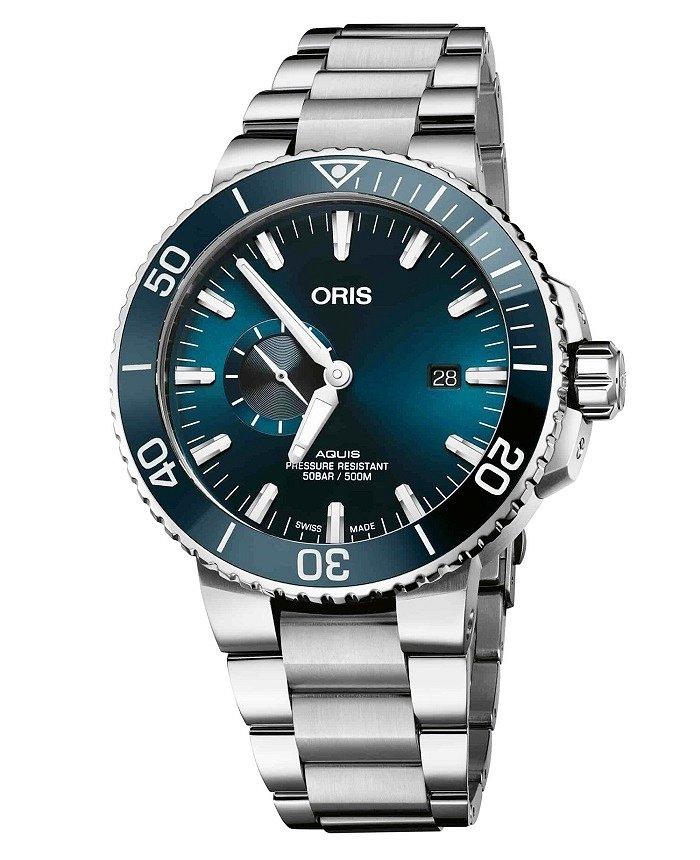 Oris Aquis Small Second Date 01-743-7733-4155-07-8-24-05PEB