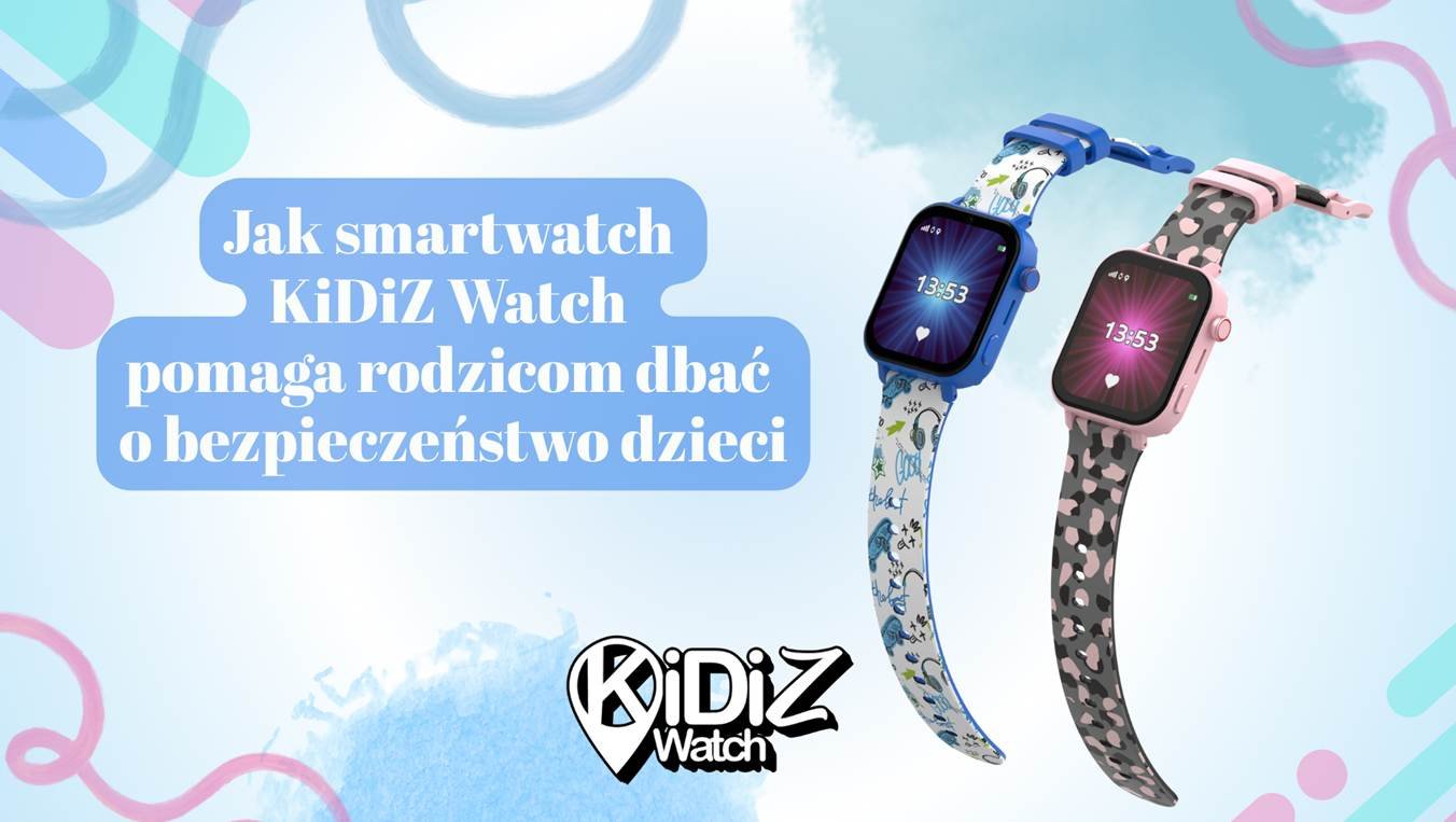 Miniatura artykułu: Jak smartwatch KiDiZ Watch pomaga rodzicom dbać o bezpieczeństwo dzieci