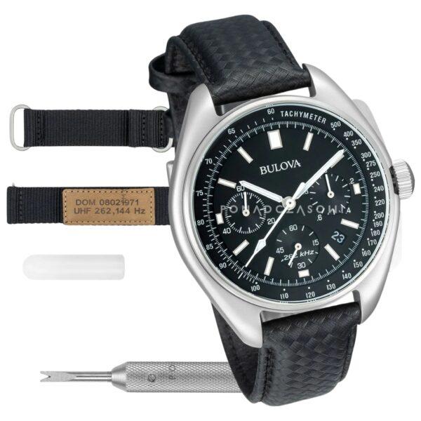 Bulova Lunar Pilot 96B251 Moon Watch Apollo 15 Special Edition + Dodatkowy pasek