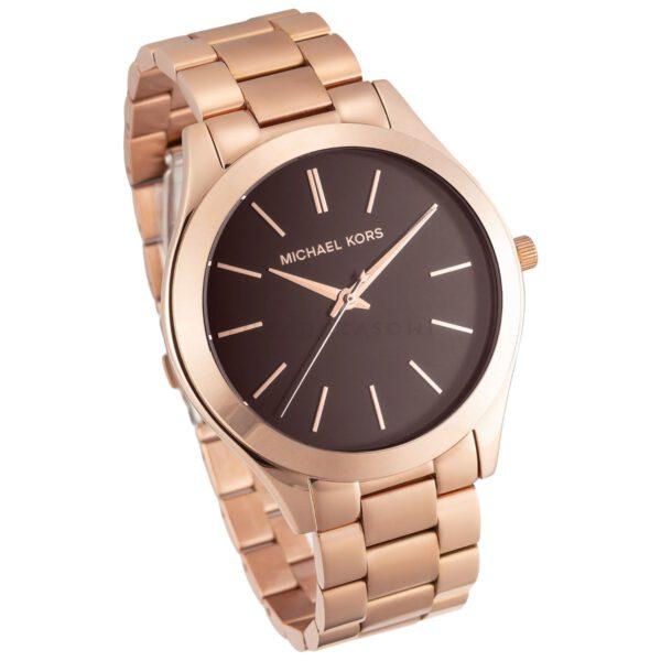 Michael Kors MK3181 Slim Runway różowe złoto