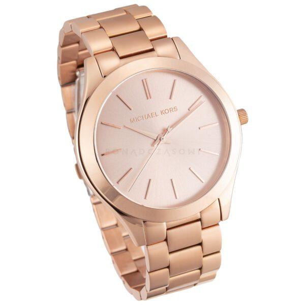 Michael Kors MK3197 Slim Runway różowe złoto