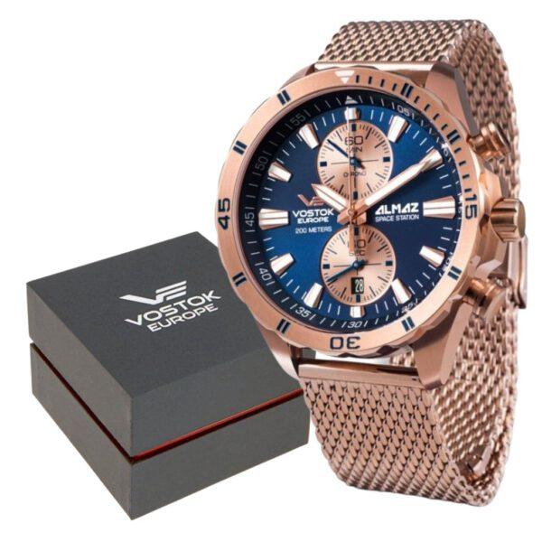 Vostok Europe 6S11-320B660B Almaz Space Station Chronograph Limited Edition