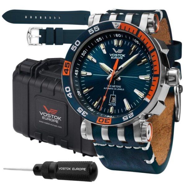 Vostok Europe NH35A-575A715 Energia Rocket Automatic Multifunctional + Dodatkowy Pasek