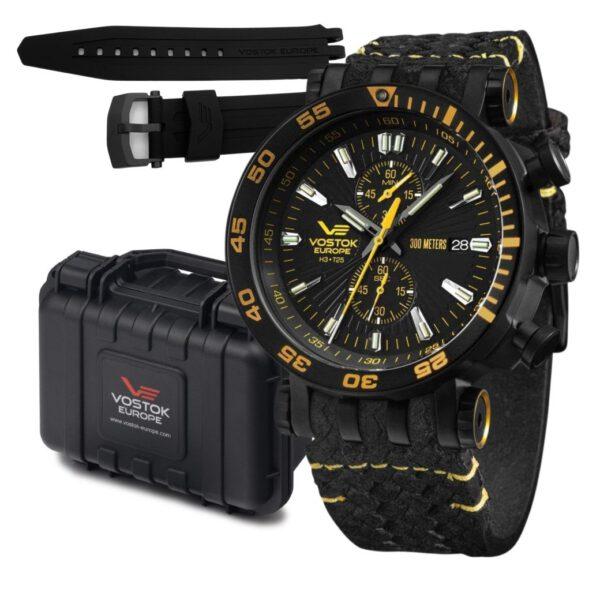 Vostok Europe VK61-575C589 Energia Rocket Chrono Limited Edition + Dodatkowy Pasek