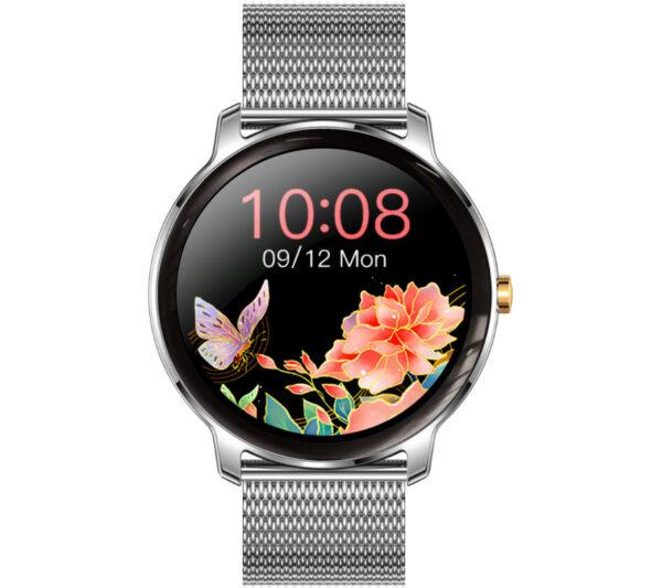 Smartwatch Rubicon RNBE66 srebrny czarna ramka