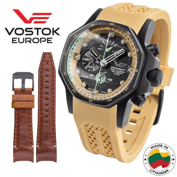 Vostok Europe YM86-640C697 Atomic Age Oppenheimer Line Multifunction