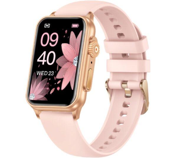 Smartwatch Rubicon RNCF06 różowy silikon