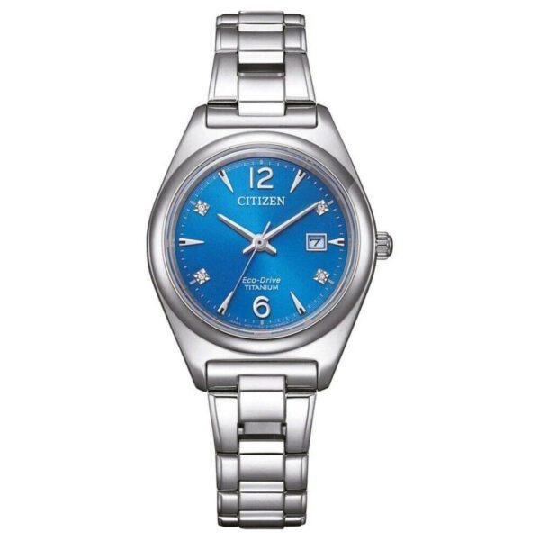 Citizen EW2601-81L Super-Titanium Eco-Drive Diamond
