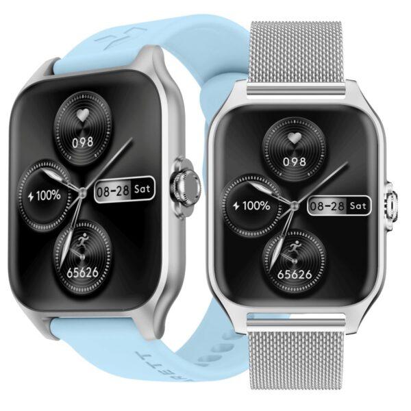 Smartwatch Garett GRC Activity 2 Srebrny Matowy + Dodatkowy Pasek