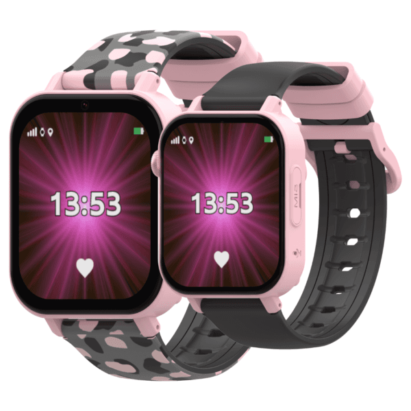 Smartwatch KiDiZ Connect Różowy z funkcją lokalizacji GPS i połączeniami