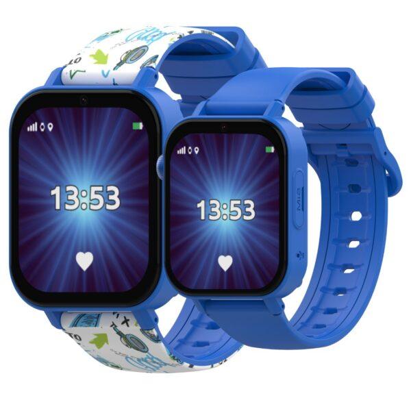 Smartwatch KiDiZ Connect Niebieski z funkcją lokalizacji GPS i połączeniami