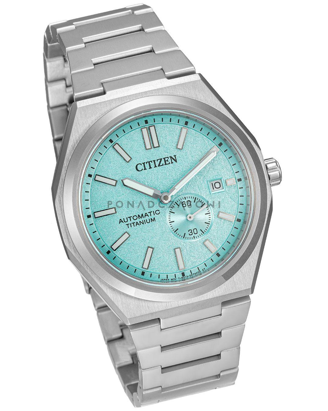 Citizen NJ0180-80M Super Titanium Tiffany Blue