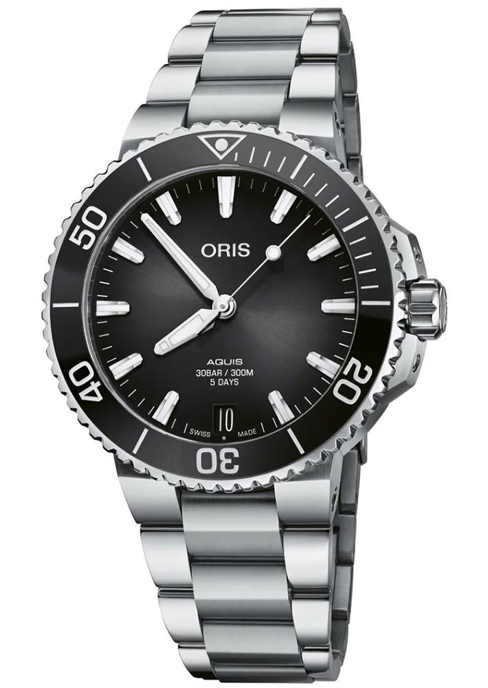Oris 40077694154-0782209PEB Aquis Date Calibre 400